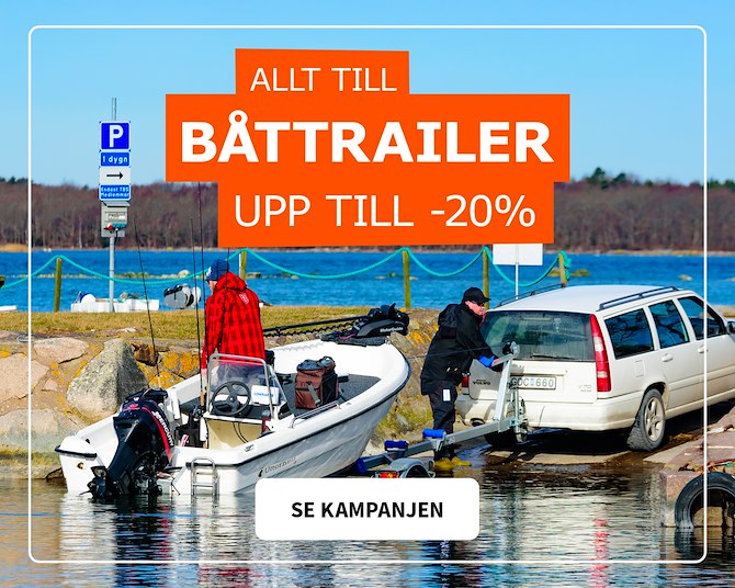 Allt till båttrailer – upp till -20%