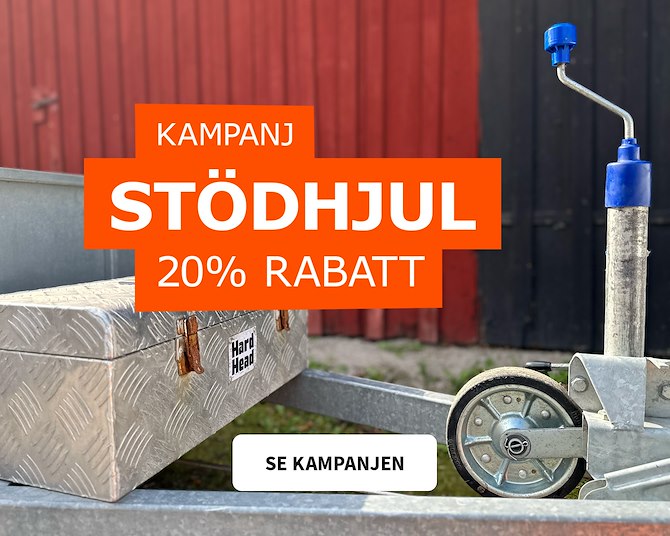 20% rabatt på stödhjul