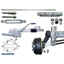 Axelpaket Knott Boggi 2700kg 1900/2400 5x112