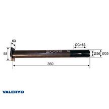 Dragrör AL-KO 35 mm, 60S90S/3