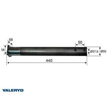 Dragrör AL-KO Ø50/37,6 mm, 161S251S