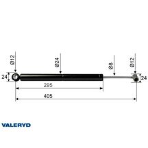 Påskjutsdämpare BPW ZAF 1,0-3 CC=
