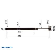 Påskjutsdämpare GSM R2/L CC=445