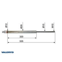 Påskjutsdämpare Avonride Knott KF25A, KFG27, KV20HV CC=535
