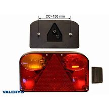 Baklampa vänster L238xB138xH55 med dimljus, bajonettanslutning, inkl glödlampor Baklampa vänster L238xB138xH55 med dimljus, bajonettanslutning, inkl glödlampor