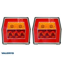 LED Baklampa Hö/Vä L99,5xB93xH39,5 12-24V Bajonettanslutning (2-pack)