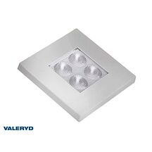 LED Innerbelysning fyrkantig 76x76 silver