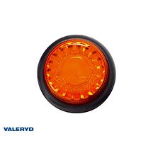 LED Varningslampa gul. Skruvmontering. Kabel 1,5m