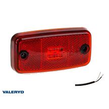 LED Positionsljus Valeryd 110x54x16 röd 12-30V med reflex inkl. 450 mm kabel LED Positionsljus Valeryd 110x54x16 röd 12-30V med reflex inkl. 450 mm kabel