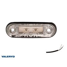 LED Sidomarkeringslykta Valeryd L80xB25xH18 gul 12-30V inkl. 450 mm kabel