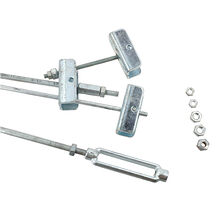 Bromsstång med utjämningsok M10 tandem Bromsstång med utjämningsok M10 tandem