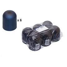 Kulskydd 50mm mjuk svart (6-pack) Kulskydd 50mm mjuk svart (6-pack)