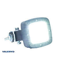 LED Arbetslampa svart hölje 1800Lm, med Deutche Stecker kontakt, skruvfäste