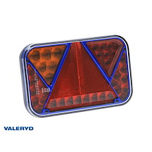 LED Baklampa SCANDI-270 Blå Valeryd Vä 200x130x50 12V, Bajonettanslutning 5-pol