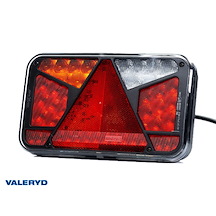 LED Baklampa SCANDI-370 Valeryd 12-36V, Vänster, 7-funktionell, bajonett 6-pol C