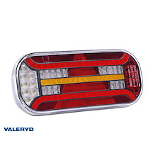 LED Baklampa SCANDI-610 Valeryd Hö 302x130x51mm 12-36V med Triangelreflex inkl. 