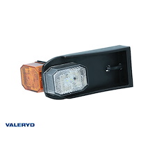 LED Positionsljus Aspöck Flexipoint vit/gul med hållare 0,5 m DC-kabel