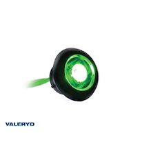 LED Positionsljus Valeryd Ø32x17,2mm Grön 12-36V inkl. 0.15m Kabel
