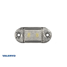 LED Positionsljus Valeryd 65x28x18mm vit 12–36V, inkl. 150mm Kabel