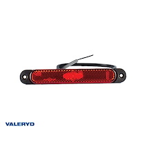 LED Positionsljus Valeryd röd med reflex 12-36V 0,5m kabel 