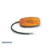 LED Sidomarkeringsljus med reflex orange Ajba 12/24V 103x45x30 mm 0,3 m kabel LED Sidomarkeringsljus med reflex orange Ajba 12/24V 103x45x30 mm 0,3 m kabel