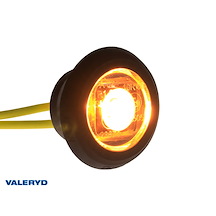 LED Sidomarkeringsljus Valeryd Ø32x17,2mm Gul 12-36V inkl. 0.15m Kabel LED Sidomarkeringsljus Valeryd Ø32x17,2mm Gul 12-36V inkl. 0.15m Kabel