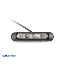 LED Varningsljus Valeryd Arctic Night 132,2x28,2x28 mm röd 1 m kabel
