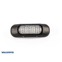 LED Varningsljus Valeryd röd 12-36V 0,25m kabel