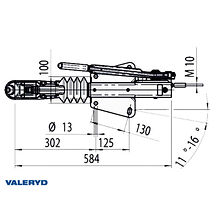 Påskjutare AL-KO 90 S/3 Fyrkantsinfästning 60x60 750-1000kg