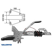 Påskjutare Knott KF13 utf. E 750-1400kg med konsoll, hög handbromsspak Påskjutare Knott KF13 utf. E 750-1400kg med konsoll, hög handbromsspak