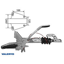 Påskjutare Knott KF20 utf. A, 1.100-2.000kg med konsoll, hög handbromsspak