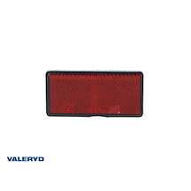 Rektangulär reflex Radex självhäftande röd Radex 103x51 mm