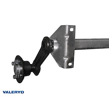 Släpvagnsaxel Obromsad 750 Kg 1125/1615 4x100 vattentät