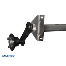Släpvagnsaxel Obromsad 750 Kg 1300/1760 4x100 Släpvagnsaxel Obromsad 750 Kg 1300/1760 4x100