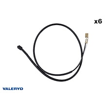 Smartkabel 50cm med kabelskor 6-pack