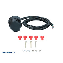 Stickdosa 7+1-polig med kabel 1,5m 8-ledare