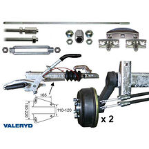 Axelpaket Knott Boggi 2700kg 1900/2350 5x112