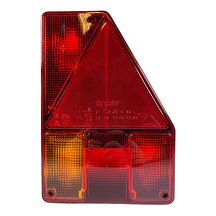 Baklampa Aspöck Earpoint I Höger L180xB255xH83 reflex. Bajonettanslutning