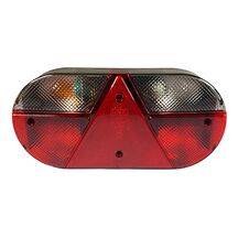 Baklampa Jokon Vänster L283xB135xH60 med triangelreflex. Bajonettanslutning Baklampa Jokon Vänster L283xB135xH60 med triangelreflex. Bajonettanslutning