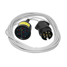 Släpkontakt testare 7-pol, diod (Fungerar Ej med Canbus system), 4 m kabel