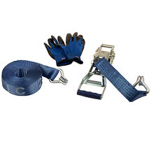 Spännbandset Långt handtag 50mm x 8m 2500Kg (daN) med Handskar