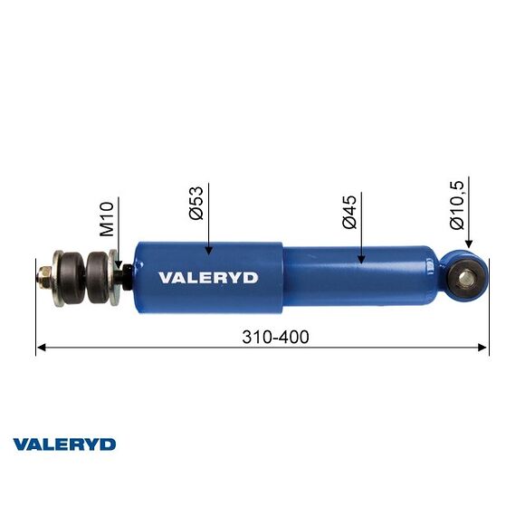 VALERYD Axelstötdämpare passar till Tredal (2-pack)