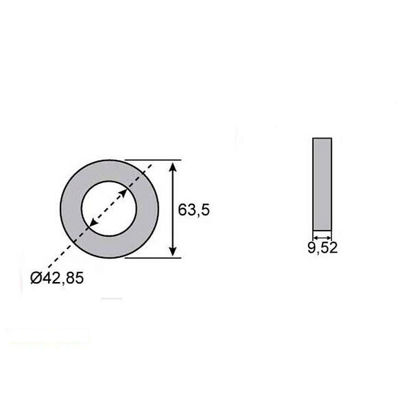 VALERYD Navtätning 42,85x63,50x9,52