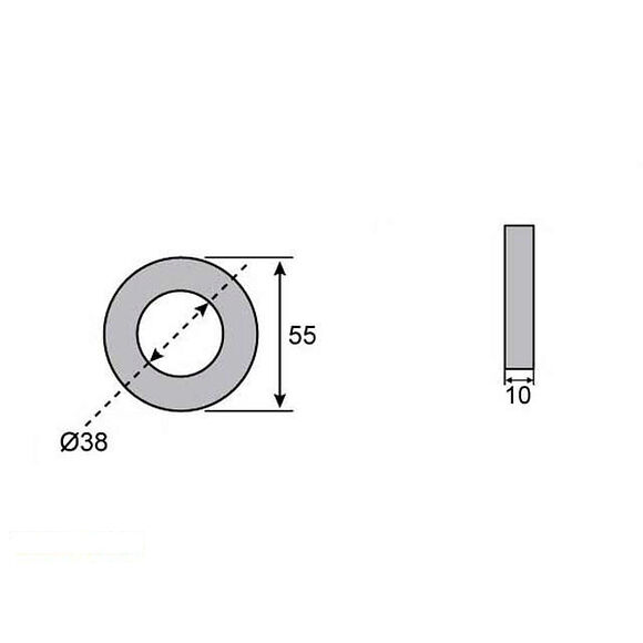VALERYD Navtätning 38x55x10