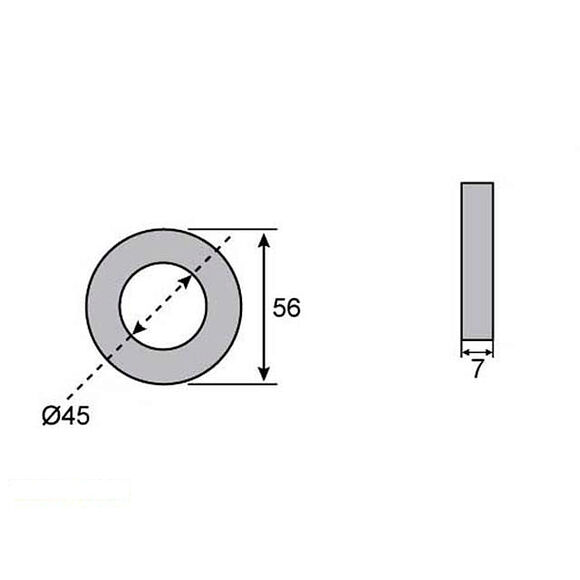 VALERYD Navtätning 45x56x7
