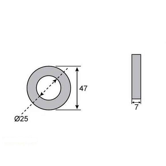 VALERYD Navtätning 25x47x7