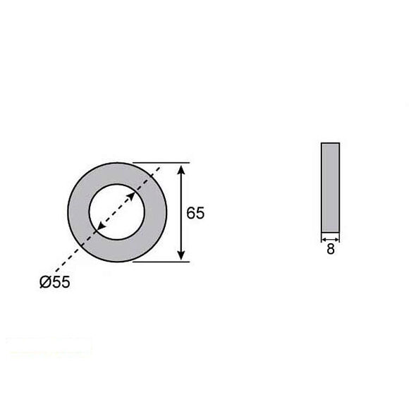 VALERYD Navtätning 55x65x8