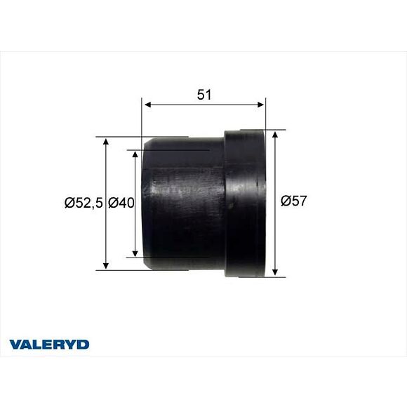 VALERYD Påskjutsbussning bakre Al-Ko 200SR 2.0VB -> 89 101VB