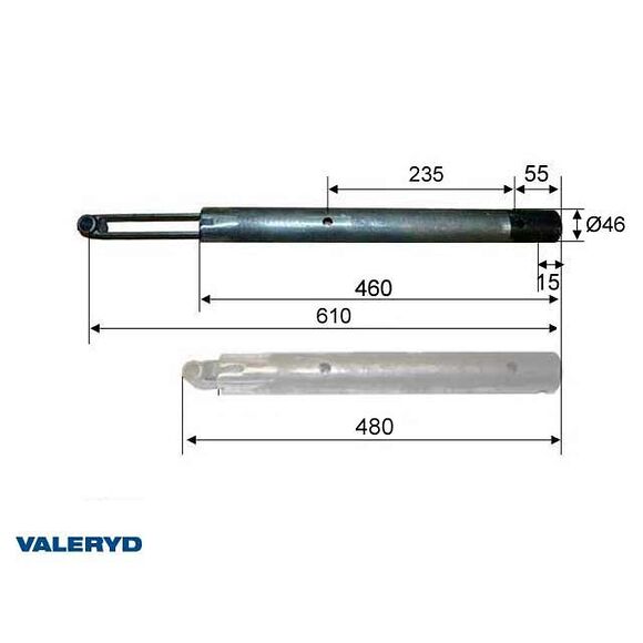 VALERYD Dragrör Peitz PAV/SR 2,0 X