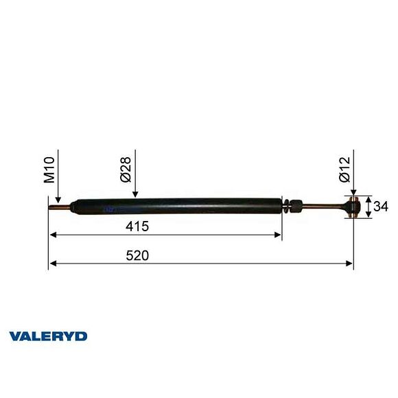 VALERYD Påskjutsdämpare AL-KO 200 V CC=520